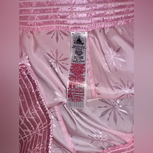 Disney Parks LIKE NEW Frozen Pink Hombre Snowflake Olaf Comfy Pajama Set 2XL - Picture 2 of 6